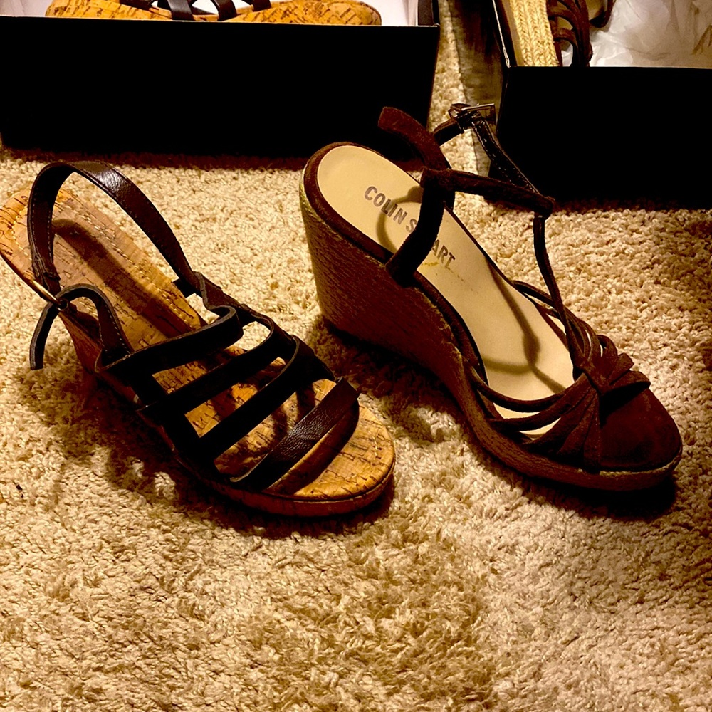 Beautiful plataforma Sandals to wear with pants,shorts, dresses.